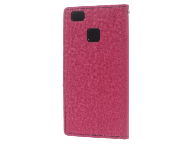 Чехол Mercury Goospery Fancy Diary Case для Huawei P9 lite (красный, винилискожа)