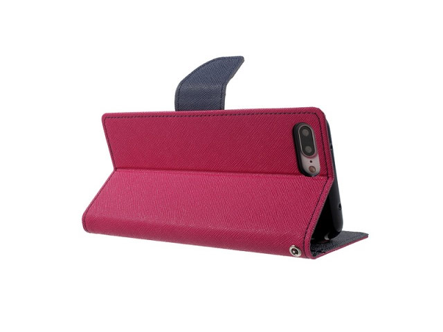 Чехол Mercury Goospery Fancy Diary Case для Apple iPhone 7 plus (малиновый, винилискожа)