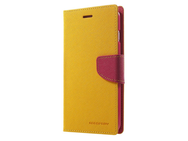 Чехол Mercury Goospery Fancy Diary Case для Apple iPhone 7 plus (желтый, винилискожа)