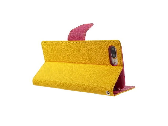 Чехол Mercury Goospery Fancy Diary Case для Apple iPhone 7 plus (желтый, винилискожа)