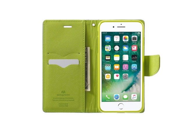 Чехол Mercury Goospery Fancy Diary Case для Apple iPhone 7 plus (синий, винилискожа)