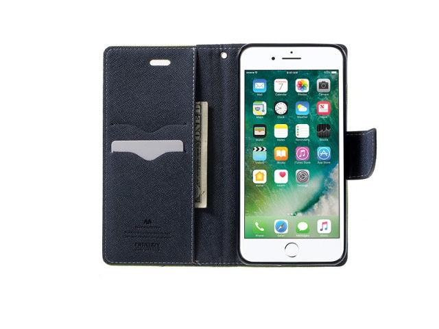 Чехол Mercury Goospery Fancy Diary Case для Apple iPhone 7 plus (зеленый, винилискожа)