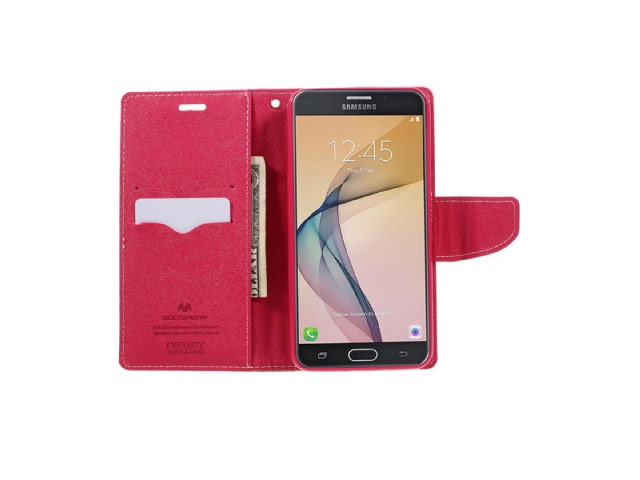 Чехол Mercury Goospery Fancy Diary Case для Samsung Galaxy J7 2016 J710 (розовый, винилискожа)