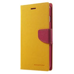 Чехол Mercury Goospery Fancy Diary Case для Samsung Galaxy J7 2016 J710 (желтый, винилискожа)