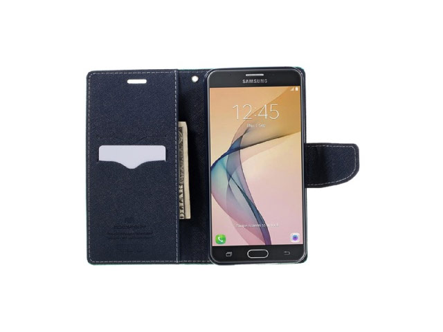 Чехол Mercury Goospery Fancy Diary Case для Samsung Galaxy J7 2016 J710 (голубой, винилискожа)