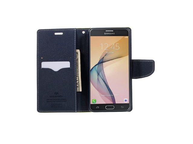 Чехол Mercury Goospery Fancy Diary Case для Samsung Galaxy J7 2016 J710 (зеленый, винилискожа)