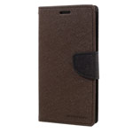Чехол Mercury Goospery Fancy Diary Case для Samsung Galaxy J7 2016 J710 (коричневый, винилискожа)