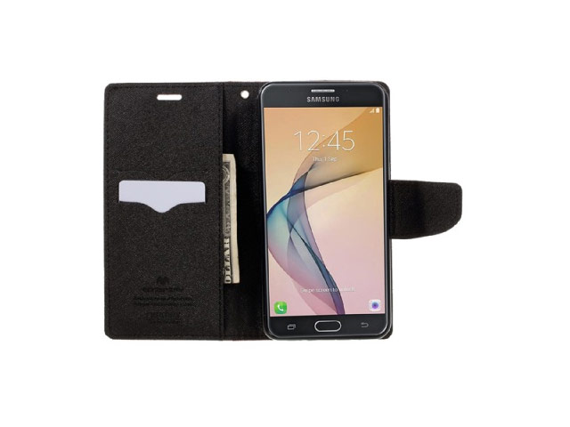 Чехол Mercury Goospery Fancy Diary Case для Samsung Galaxy J7 2016 J710 (коричневый, винилискожа)