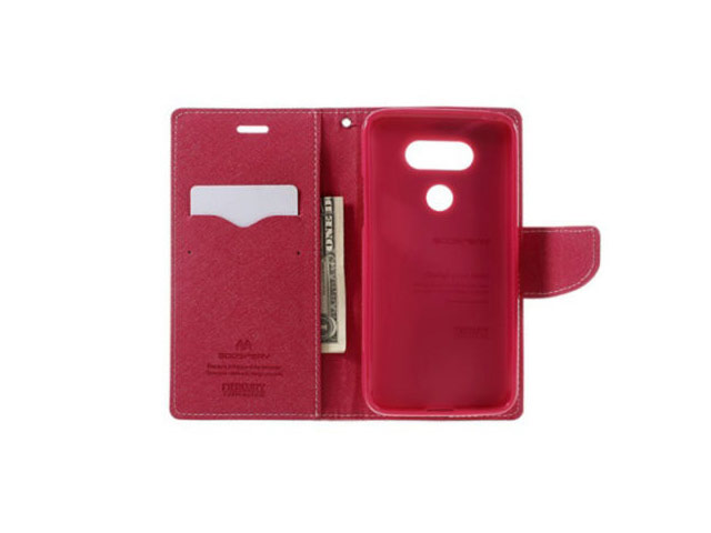 Чехол Mercury Goospery Fancy Diary Case для LG G5 (розовый, винилискожа)