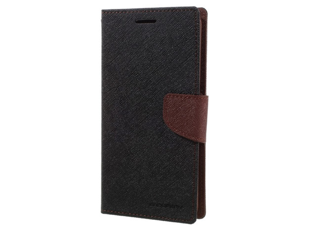 Чехол Mercury Goospery Fancy Diary Case для LG V20 (черный/коричневый, винилискожа)
