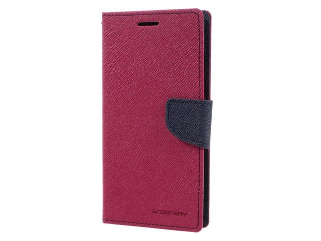 Чехол Mercury Goospery Fancy Diary Case для LG V20 (малиновый, винилискожа)