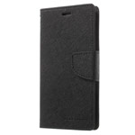 Чехол Mercury Goospery Fancy Diary Case для Huawei P9 plus (черный, винилискожа)