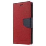 Чехол Mercury Goospery Fancy Diary Case для Huawei P9 plus (красный, винилискожа)