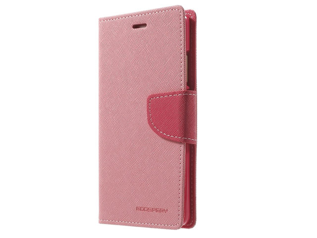 Чехол Mercury Goospery Fancy Diary Case для Huawei P9 plus (розовый, винилискожа)