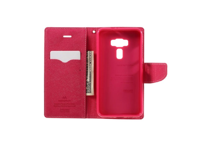 Чехол Mercury Goospery Fancy Diary Case для Asus Zenfone 3 ZE552KL (розовый, винилискожа)