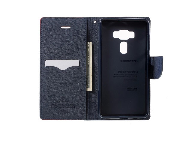Чехол Mercury Goospery Fancy Diary Case для Asus Zenfone 3 Deluxe ZS570KL (красный, винилискожа)