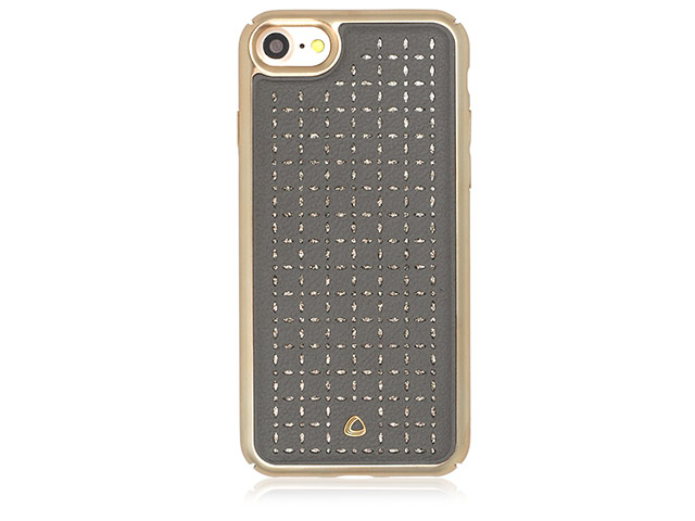 Чехол Occa Spade Collection для Apple iPhone 7 (серый, кожаный)