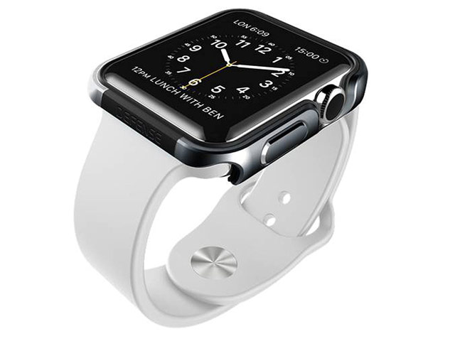 Чехол X-doria Defense Edge для Apple Watch Series 2 (42 мм, черный, маталлический)