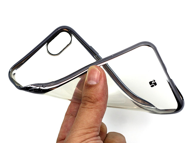 Чехол Just Must Mirror Series для Apple iPhone 7 (темно-серый, пластиковый)