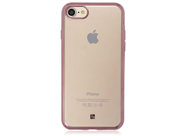 Чехол Just Must Mirror Series для Apple iPhone 7 (розово-золотистый, пластиковый)