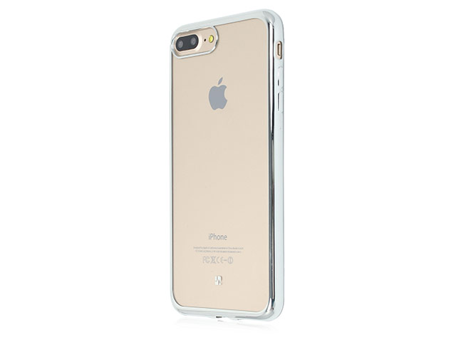 Чехол Just Must Mirror Series для Apple iPhone 7 plus (серебристый, пластиковый)