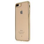 Чехол Just Must Mirror Series для Apple iPhone 7 plus (золотистый, пластиковый)