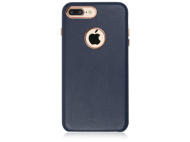 Чехол Just Must Lolly Collection для Apple iPhone 7 plus (синий, кожаный)