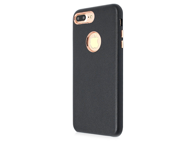 Чехол Just Must Lolly Collection для Apple iPhone 7 plus (черный, кожаный)