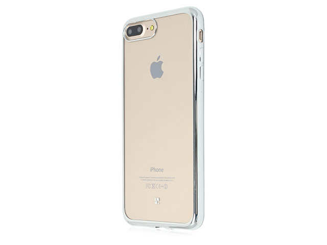 Чехол Just Must Decor III Series для Apple iPhone 7 plus (серебристый, пластиковый)
