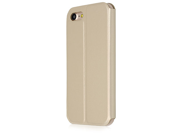 Чехол Just Must Slim II Collection для Apple iPhone 7 (золотистый, кожаный)