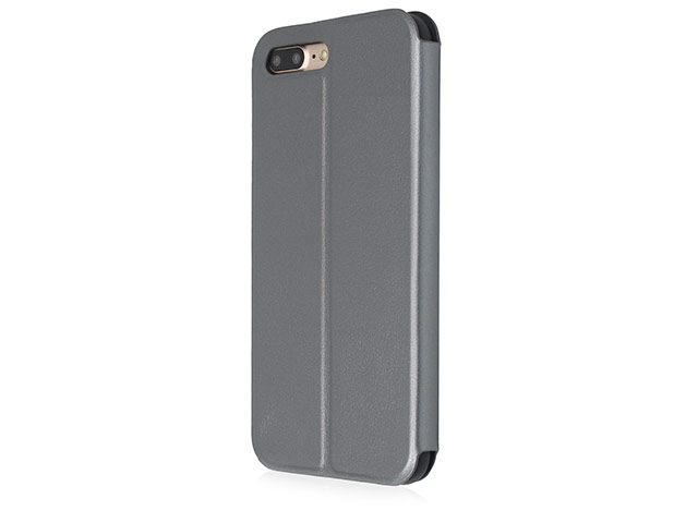 Чехол Just Must Slim II Collection для Apple iPhone 7 plus (серый, кожаный)
