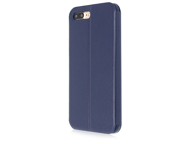 Чехол Just Must Slim II Collection для Apple iPhone 7 plus (синий, кожаный)