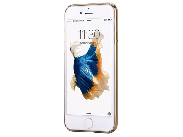 Чехол Occa Ferragamo Collection для Apple iPhone 7 plus (золотистый, кожаный)