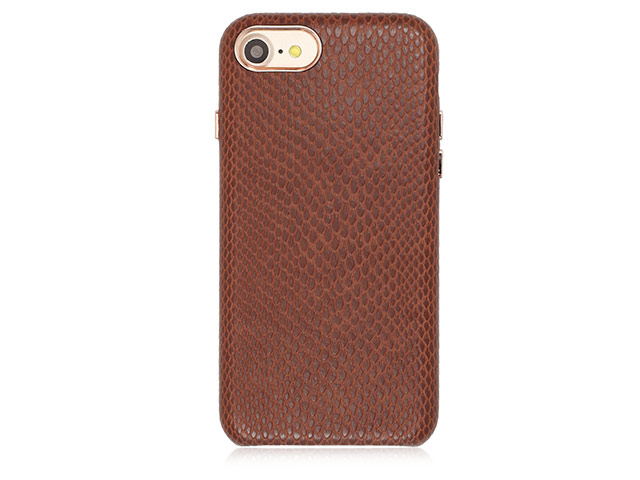Чехол Occa Lizard II Collection для Apple iPhone 7 (коричневый, кожаный)