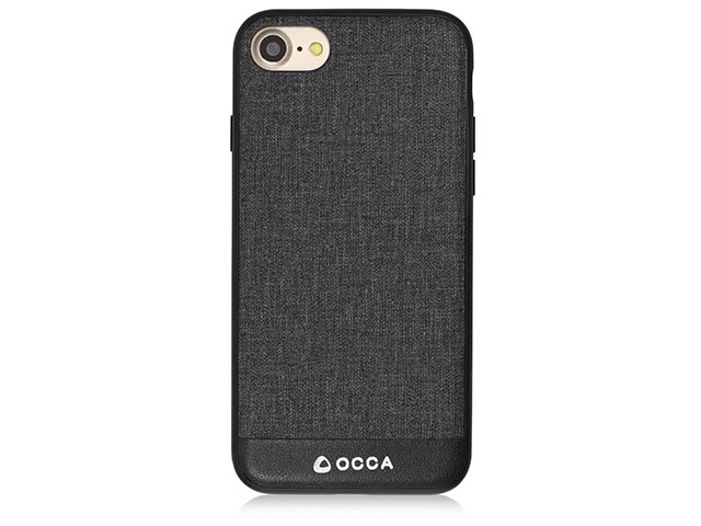 Чехол Occa Empire Collection для Apple iPhone 7 (черный, матерчатый)