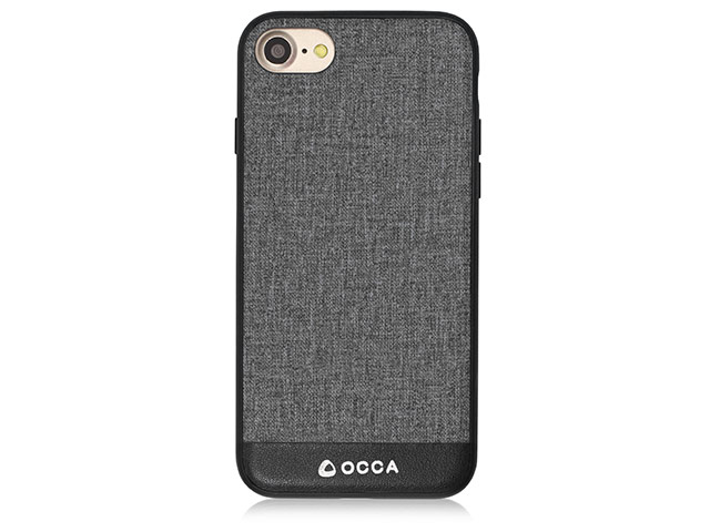 Чехол Occa Empire Collection для Apple iPhone 7 (серый, матерчатый)