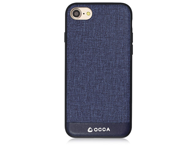 Чехол Occa Empire Collection для Apple iPhone 7 (синий, матерчатый)