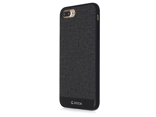 Чехол Occa Empire Collection для Apple iPhone 7 plus (черный, матерчатый)