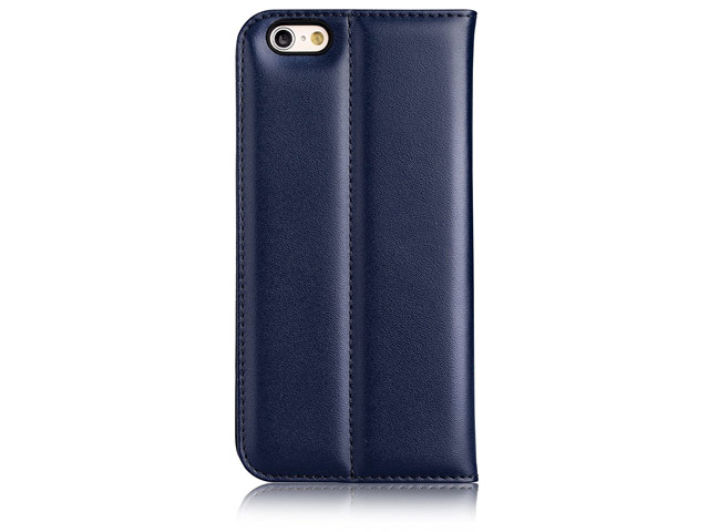 Чехол Aston Martin Luxury Folio case для Apple iPhone 6S (синий/белый, кожаный)