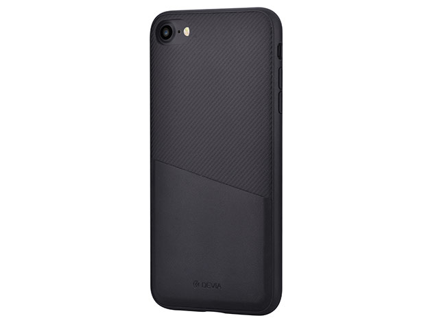 Чехол Devia iWallet case для Apple iPhone 7 (черный, кожаный)