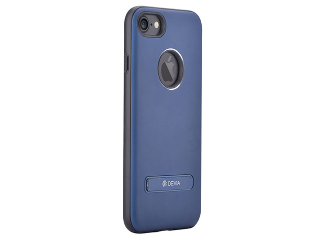 Чехол Devia iView case для Apple iPhone 7 (синий, алюминиевый)