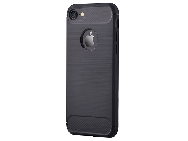 Чехол Devia Buddy case для Apple iPhone 7 (черный, гелевый)