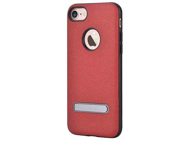 Чехол Devia iStand case для Apple iPhone 7 (красный, винилискожа)