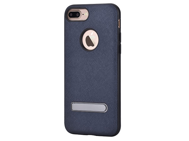 Чехол Devia iStand case для Apple iPhone 7 plus (синий, винилискожа)