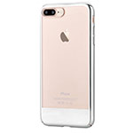 Чехол Vouni Sleek case для Apple iPhone 7 plus (серебристый, пластиковый)