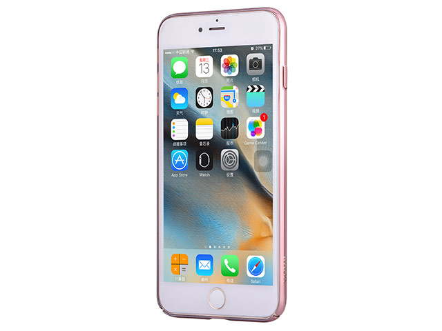 Чехол Vouni Sleek case для Apple iPhone 7 plus (серебристый, пластиковый)