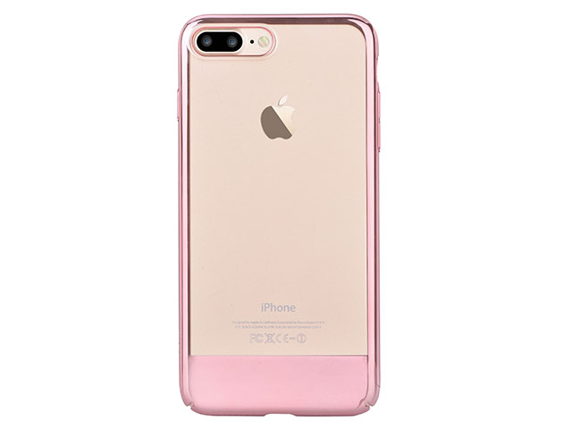 Чехол Vouni Sleek case для Apple iPhone 7 plus (розово-золотистый, пластиковый)