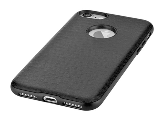 Чехол Vouni Cavan case для Apple iPhone 7 (черный, кожаный)