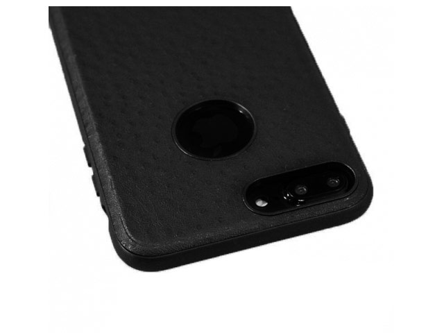 Чехол Vouni Cavan case для Apple iPhone 7 plus (черный, кожаный)