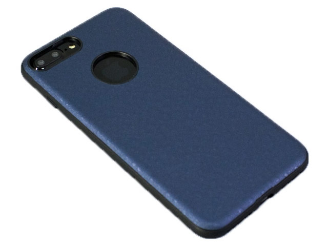 Чехол Vouni Cavan case для Apple iPhone 7 plus (синий, кожаный)